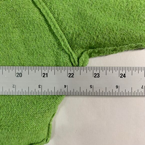 Urban Outfitters L Womens Kyla Cropped Turtleneck Sweater Bright Green - Picture 7 of 10